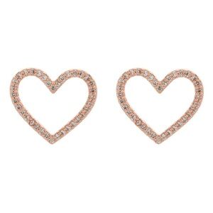KATE SPADE | New York Pavé Heart Stud Earrings